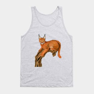 Caracal Watching You Tank Top